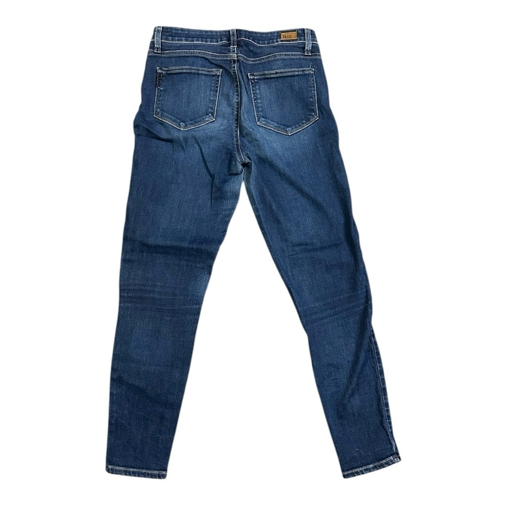 PAIGE Hoxton Ankle Dark Blue Skinny Jeans Size 28 - Picture 2 of 4